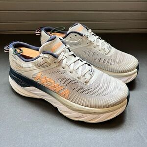 Hoka One One Bondi 7 Women’s Size 7.5 Running Shoes Lunar Rock/Iris